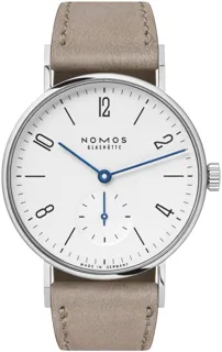 NOMOS Tangente 122 Stainless steel White