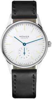 NOMOS Orion 301 Stainless steel White