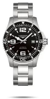 Longines HydroConquest L3.742.4.56.6 Stainless steel Black