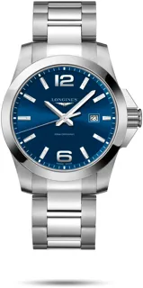 Longines Conquest L37604966 Stainless steel Blue