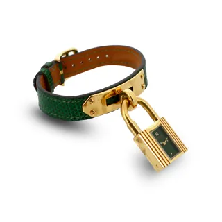 Hermès Kelly KE1.201 Gold-plated Green