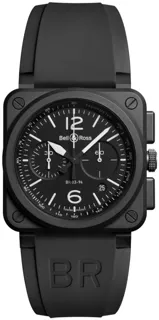 Bell & Ross BR039 BR0394-BL-CE Ceramic Black