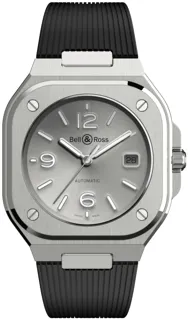 Bell & Ross BR05G BR05A-GR-ST/SRB Stainless steel Silver