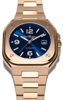 Bell & Ross BR 05 Blue Gold BR05A-BLU-PG/SPG Rose gold Blue