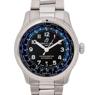 Breitling Aviator 8 AB3521 Stainless steel Black