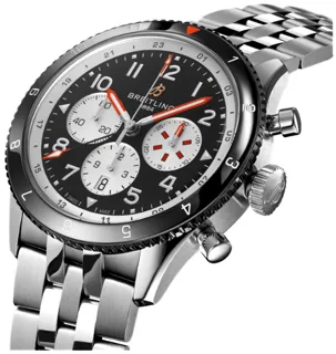 Breitling Super AVI YB04451A1B1A1 Stainless steel Black