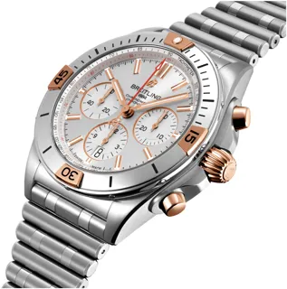 Breitling Chronomat B01 IB0134101G1A1 Rose gold and Stainless steel Silver