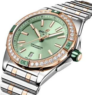 Breitling Super Chronomat U17356531L1U1 Stainless steel and Red gold Green