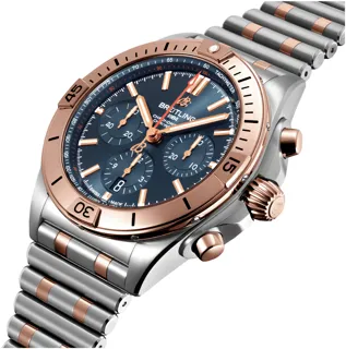 Breitling Chronomat B01 UB0134101C1U1 Stainless steel and Red gold Blue