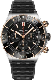 Breitling Super Chronomat UB0136251B1S1 Stainless steel and Red gold Black