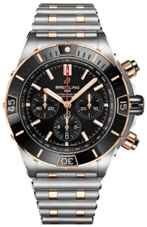 Breitling Super Chronomat UB0136251B1U1 Stainless steel and Red gold Black