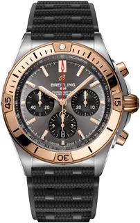 Breitling Chronomat UB0134101B1S1 Rose gold and Stainless steel Gray