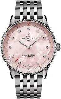 Breitling Navitimer A77320D91K1A1 32mm Stainless steel Pink