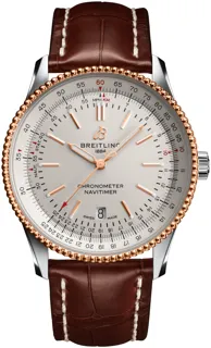 Breitling Navitimer U17326211G1P1 Stainless steel and Red gold Silver