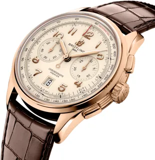 Breitling Premier RB0145371G1P1 Red gold Beige