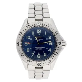 Breitling Superocean A17340 Stainless steel Blue