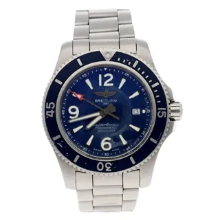 Breitling Superocean A17367 Stainless steel Blue