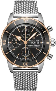 Breitling Superocean Heritage Chronograph U13313121B1A1 Stainless steel and Red gold Black