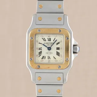 Cartier Santos 1567 Stainless steel and 18k yellow gold Silver