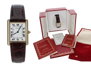 Cartier Tank Louis 88105 18ct Gold