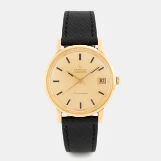 Certina 5810.200 18k yellow gold