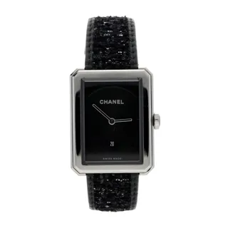 Chanel Boy-Friend Stainless steel Black