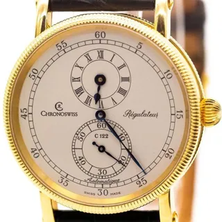 Chronoswiss Régulateur CH1221R 38mm Yellow gold White