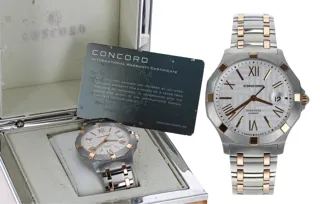 Concord Saratoga 02.1.15.1064 Rose gold and Stainless steel Silver