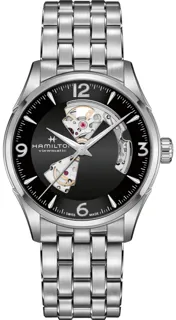 Hamilton Jazzmaster Open Heart H32705131 Stainless steel Black