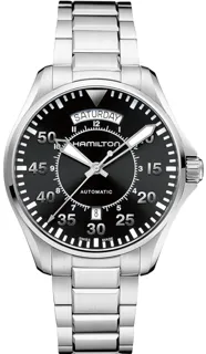 Hamilton Khaki Aviation H64615135 Stainless steel Black