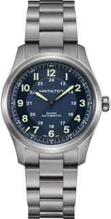 Hamilton Khaki Field H70205140 Titanium Blue