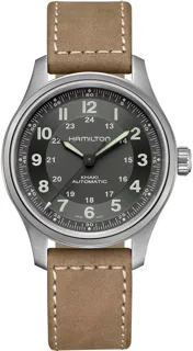 Hamilton Khaki Field H70545550 Titanium Black