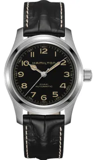 Hamilton Khaki Field H70605731 Stainless steel Black