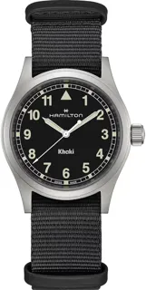 Hamilton Khaki Field H69401430 Stainless steel Black