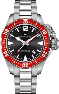 Hamilton Khaki Navy H77725135 Stainless steel Black