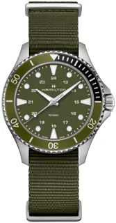 Hamilton Khaki Navy H82241961 Stainless steel Green