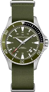 Hamilton Khaki Navy H82375961 40mm Stainless steel Green