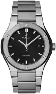 Hublot Classic Fusion 45, 42, 38, 33  548.NX.1170.NX Titanium Black