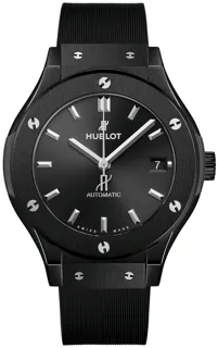 Hublot Classic Fusion 45, 42, 38, 33  565.CM.1470.RX Black ceramic Black