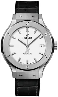 Hublot Classic Fusion 45, 42, 38, 33  565.NX.2611.LR Titanium Opaline