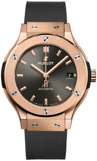 Hublot Classic 565.OX.7081.RX Yellow gold Gray