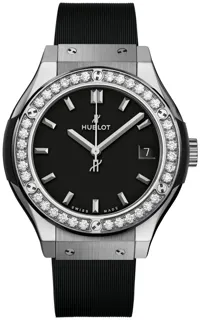 Hublot Classic Fusion Quartz 581.NX.1171.RX.1104 Titanium Black