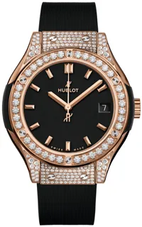 Hublot Classic 581.OX.1181.RX.1704 Yellow gold Black