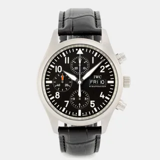 IWC Pilot IW371701 Stainless steel Black