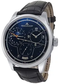 Jaeger-LeCoultre Duomètre à Quantième Lunaire Q6043570 18k white gold Black