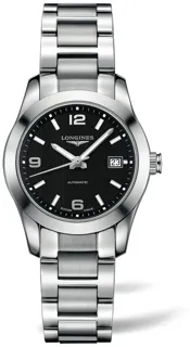 Longines Conquest Classic L2.285.4.56.6 Stainless steel Black