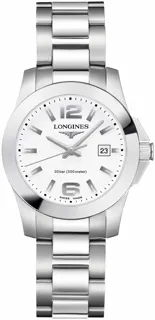 Longines Conquest L3.376.4.16.6 Stainless steel White