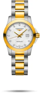 Longines Conquest L33763877 Stainless steel White