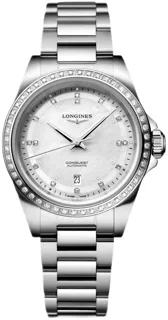 Longines Conquest L3.320.0.87.6 Stainless steel White