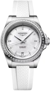 Longines Conquest L3.430.0.87.9 Stainless steel Mother of pearl